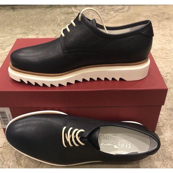 New Salvatore Ferragamo Blue Sneakers 7.5 US